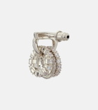 Ferragamo Gancini crystal-embellished earrings