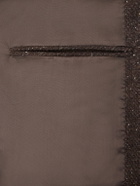 UMIT BENAN - Norman Flecked Cashmere and Silk-Blend Blazer - Brown