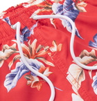 NN07 - Jules Printed Swim Shorts - Red