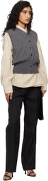 Loulou de Saison Black Takaroa LDS Elasticated Waistband Trousers