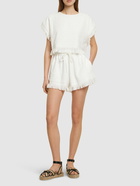 ZIMMERMANN - Alight Cotton Toweling Shorts