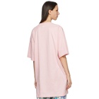 VETEMENTS Pink Friendly Logo T-Shirt