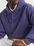 Aimé Leon Dore - Marina Cotton-Jersey Hoodie - Blue