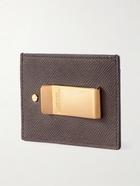 TOM FORD - Full-Grain Leather Cardholder with Money Clip