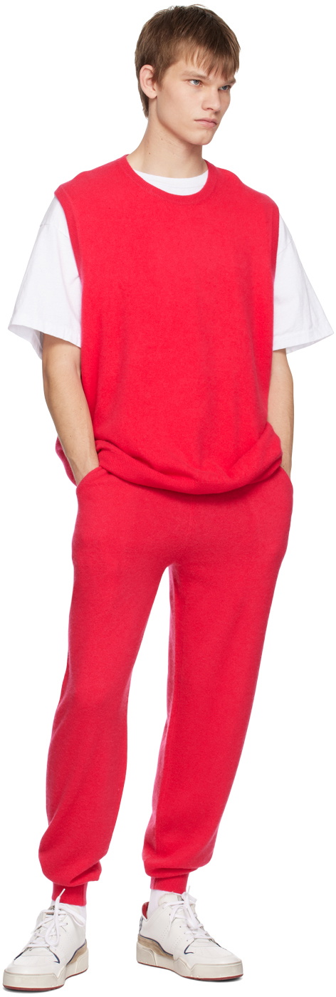 Frenckenberger Pink Crewneck Vest