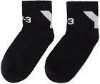 Y-3 Black Lo Socks