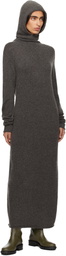 Lauren Manoogian Gray Soft Balaclava Maxi Dress