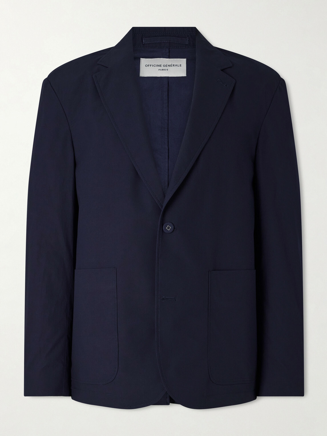 Officine Générale - Cyril Organic Cotton-Poplin Suit Jacket - Blue