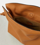 Loewe Flamenco nappa leather clutch bag