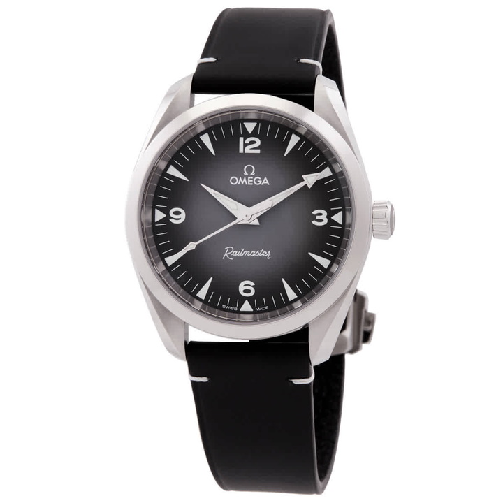 Photo: Omega Seamaster Railmaster Automatic Chronometer Grey Dial Watch 235.12.38.20.06.001