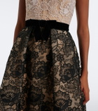 Elie Saab Guipure lace cocktail dress