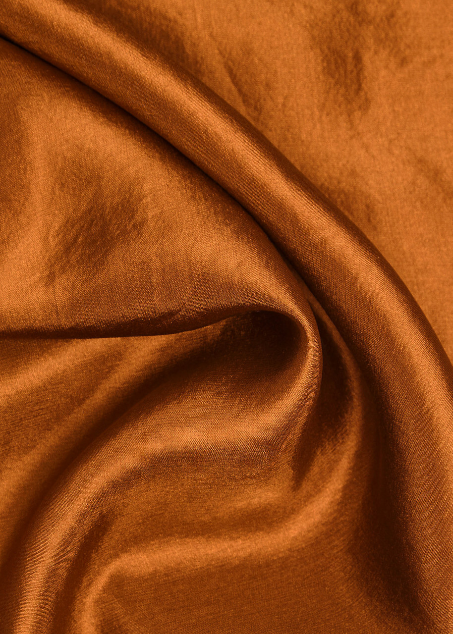 Eileen Fisher Silk Scarf - Bronze - One Size