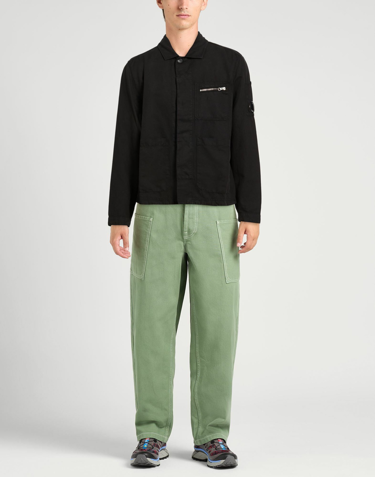 C. p. Company Mens Jacket in Black
