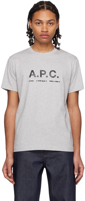 Photo: A.P.C. Gray Sven T-Shirt