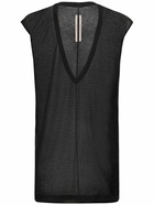 RICK OWENS - Dylan T Cotton V-neck Top