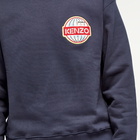 Kenzo Paris Men's Kenzo Globe Crew Sweat in Midnight Blue