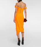 Vivienne Westwood Sunday off-shoulder crêpe corset top