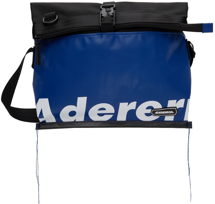 Photo: ADER error Blue Trace Roll Messenger Bag