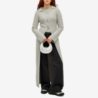 Daily Paper Women's Fluffy Long Cardigan in Ultimate Gray