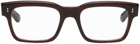 Oliver Peoples Burgundy Hollins Glasses