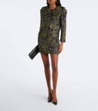 Balmain Cloqué jacquard jacket