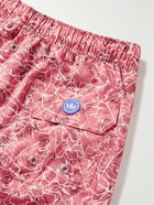 Peter Millar - Long-Length Printed Swim Shorts - Red