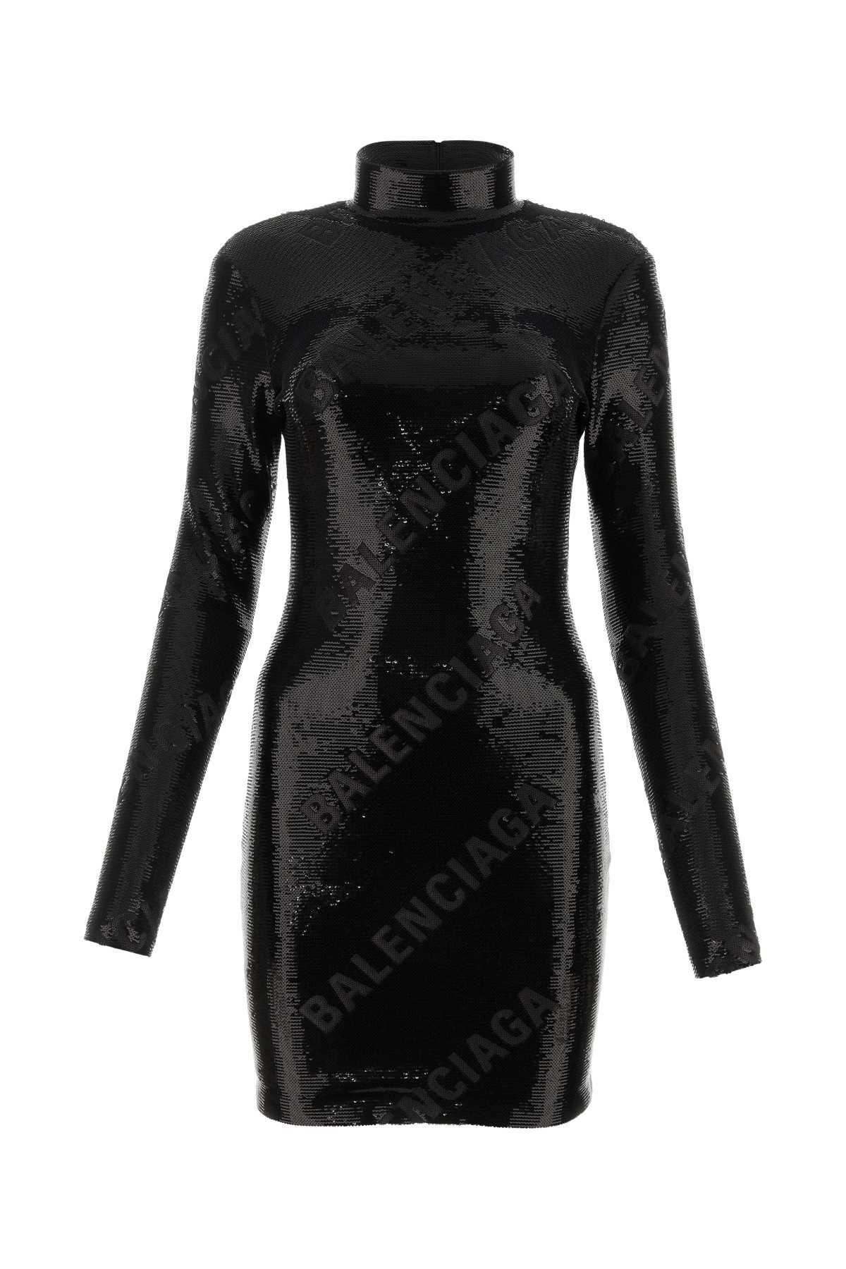 Balenciaga Polo Wool Blend Mini Dress Balenciaga