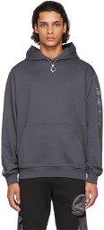MCQ Grey Relaxed Storm Cloud Hoodie