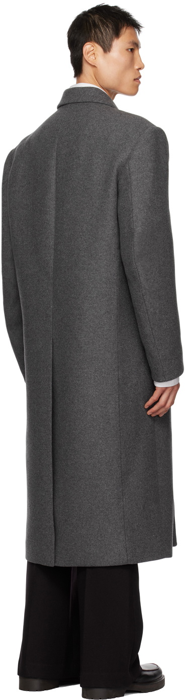 Recto Gray Oversized Coat Recto