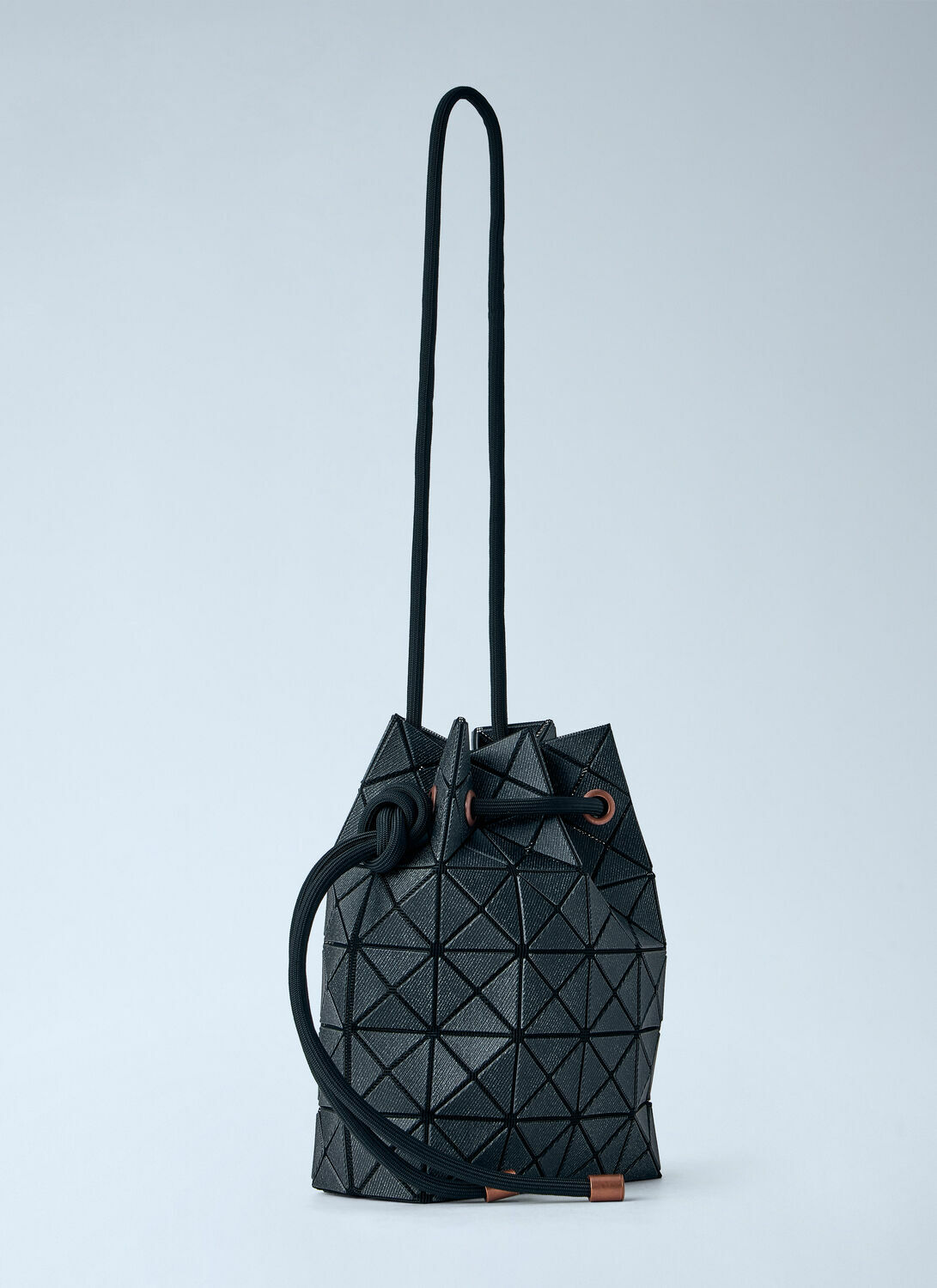 Bao Bao Issey Miyake Wring Denim Drawstring Bag