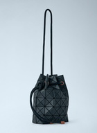 Bao Bao Issey Miyake Wring Denim Drawstring Bag