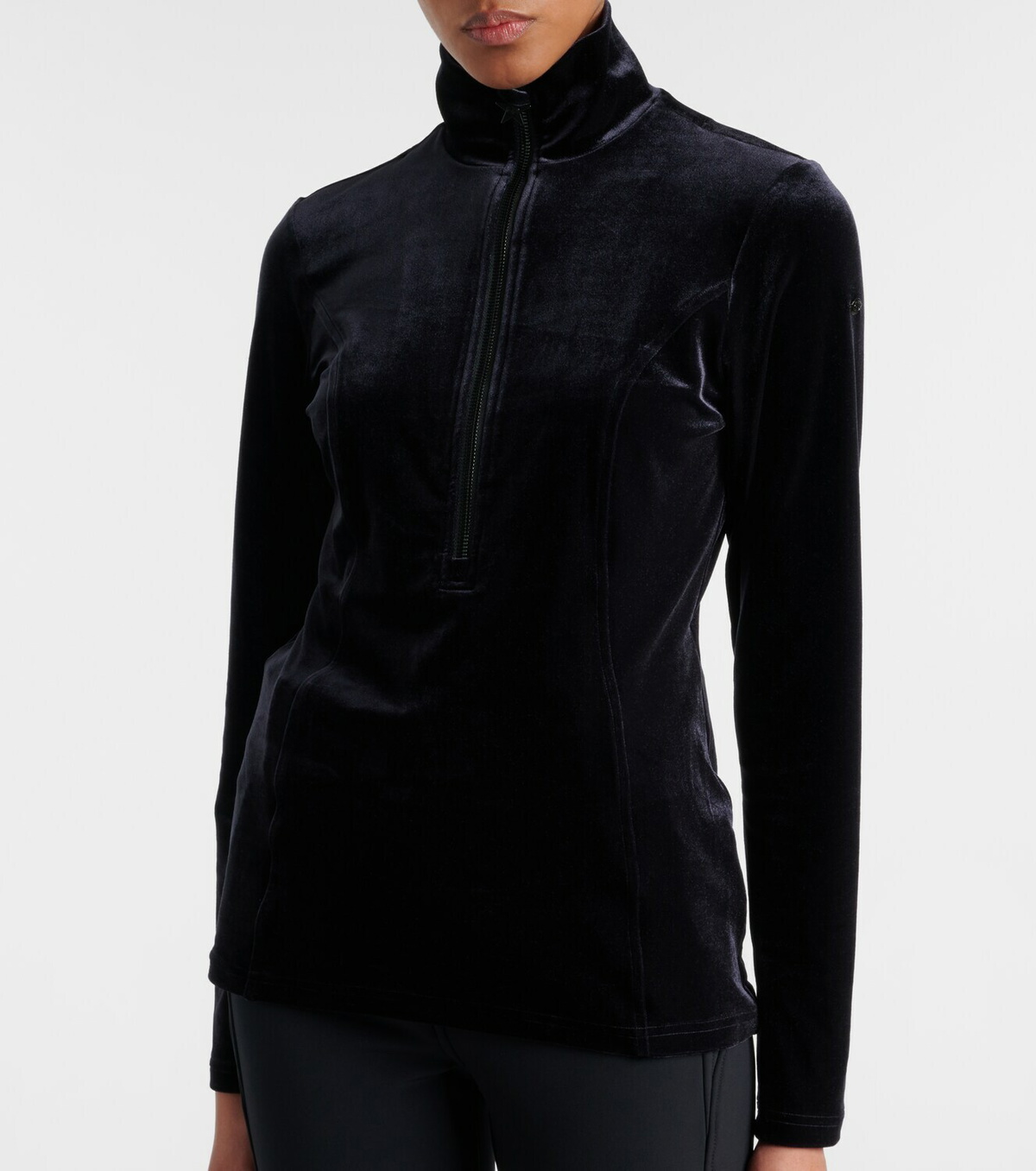 Goldbergh Radient half-zip velvet ski top
