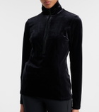 Goldbergh Radient half-zip velvet ski top