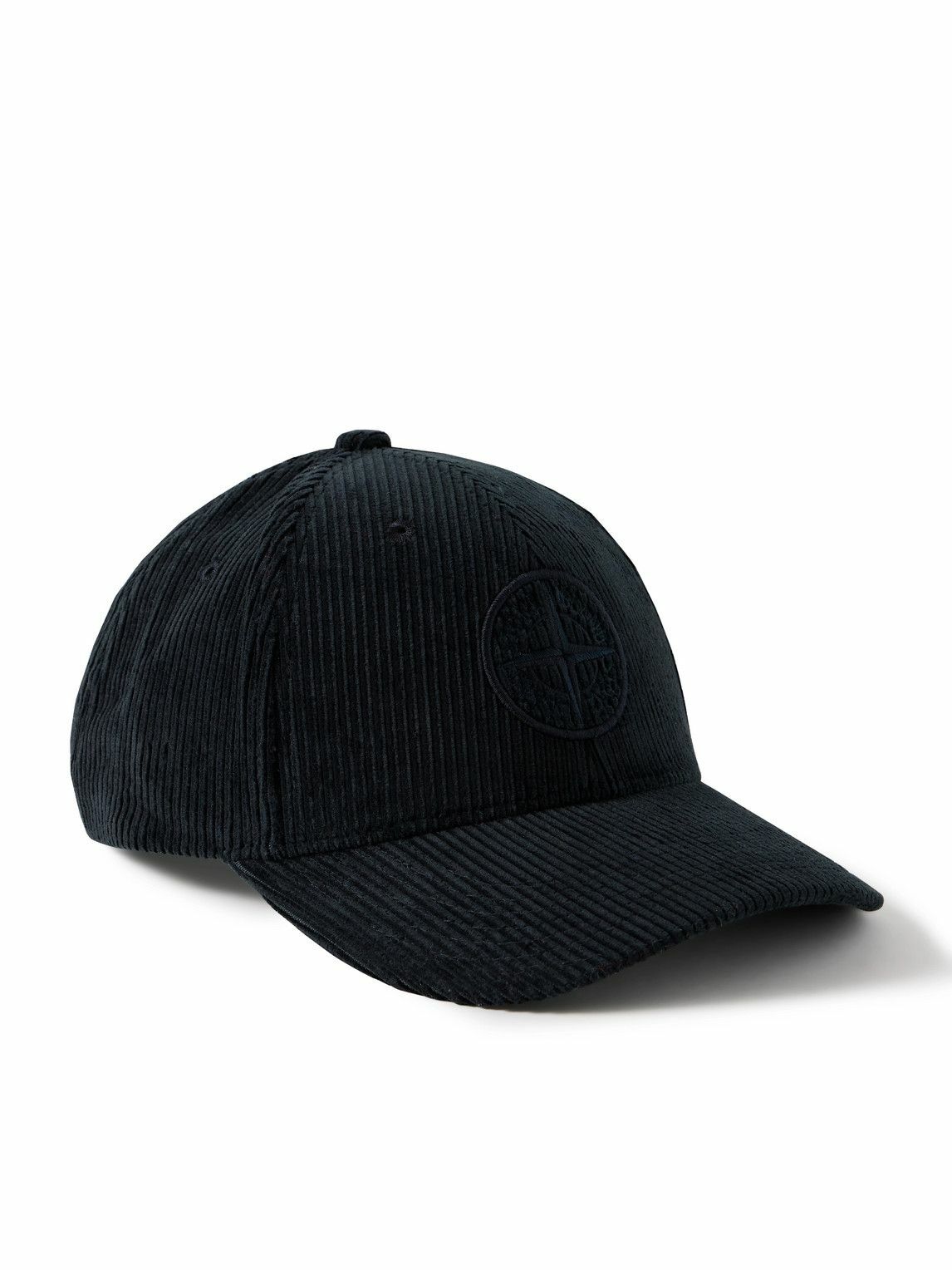 Stone Island - Logo-Embroidered Cotton-Corduroy Baseball Cap
