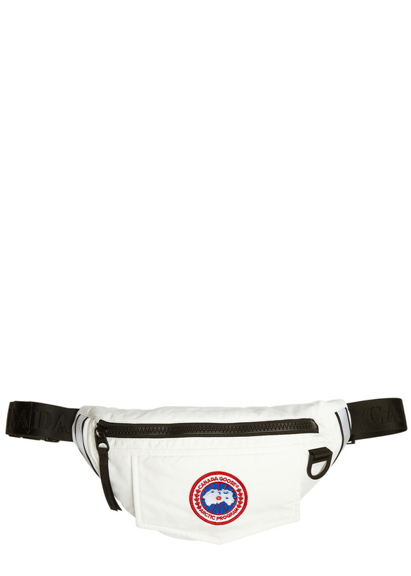 Photo: Canada Goose Logo Nylon Belt bag - White - One Size