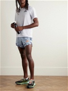 Nike Running - Flex Stride Straight-Leg Panelled Printed Dri-FIT Ripstop Shorts - Blue