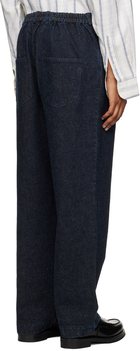 Cordera Navy Faded Straight Jeans