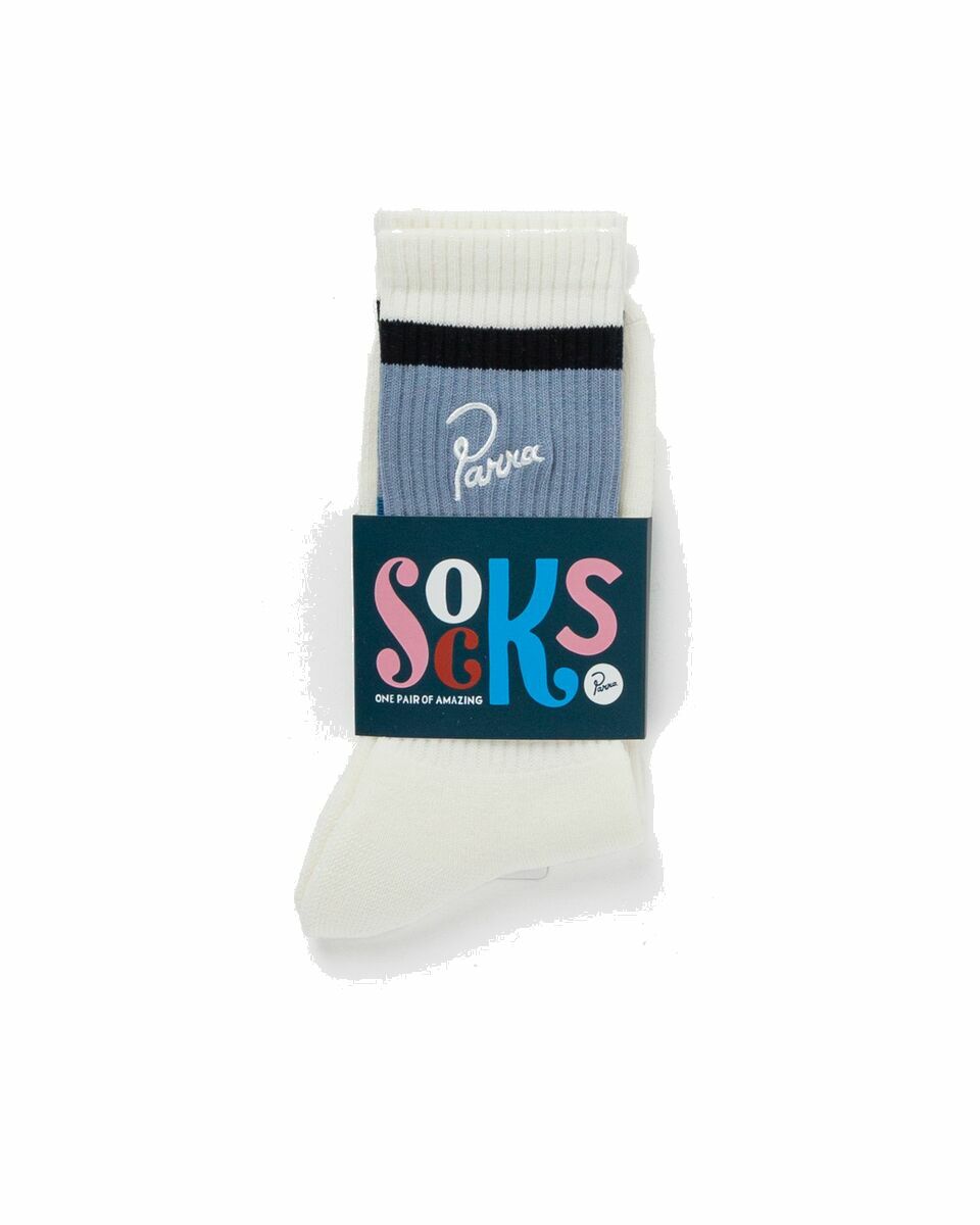 Photo: By Parra Classic Logo Crew Socks White - Mens - Socks