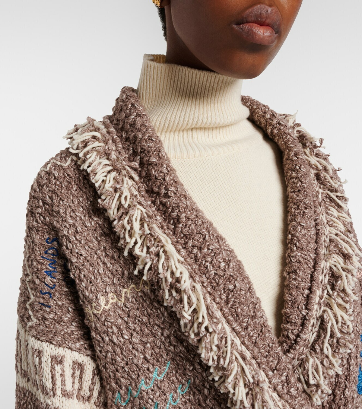 Alanui Written By The Ocean cotton cardigan