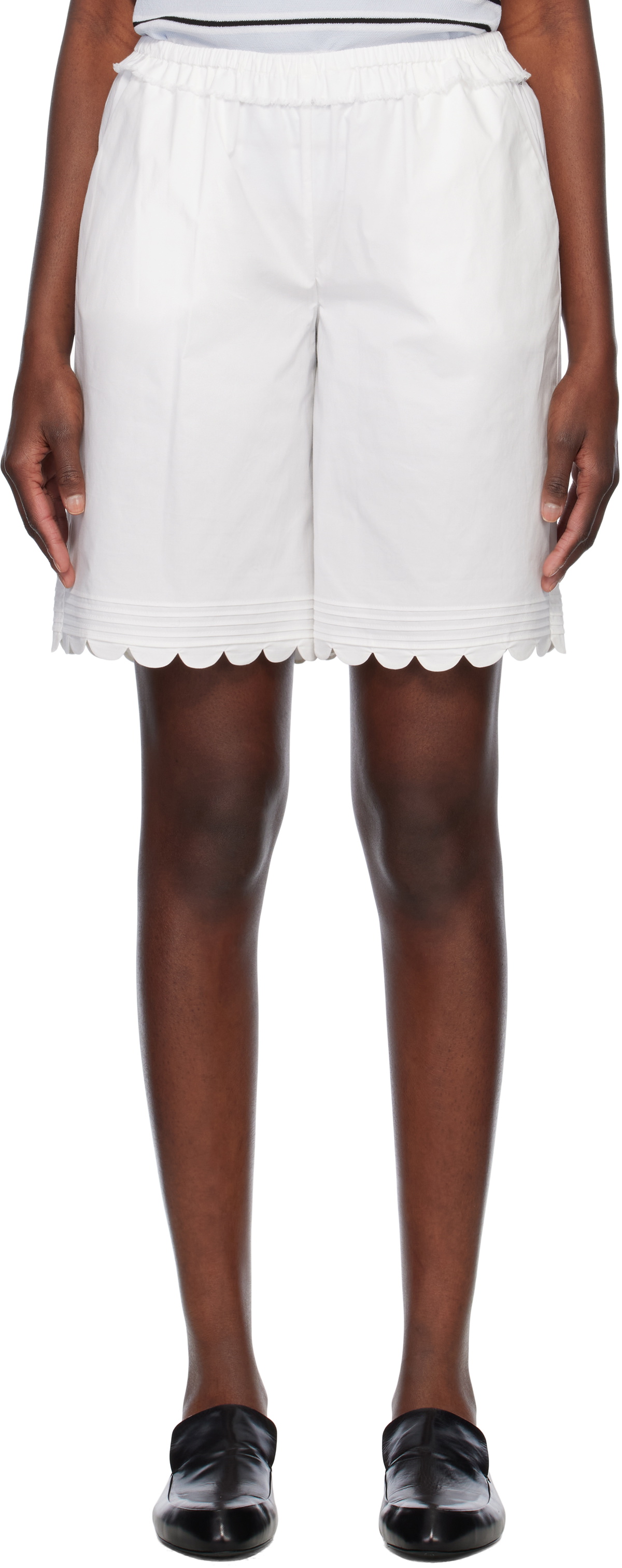 The Garment White Cyprus Shorts