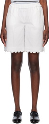 The Garment White Cyprus Shorts