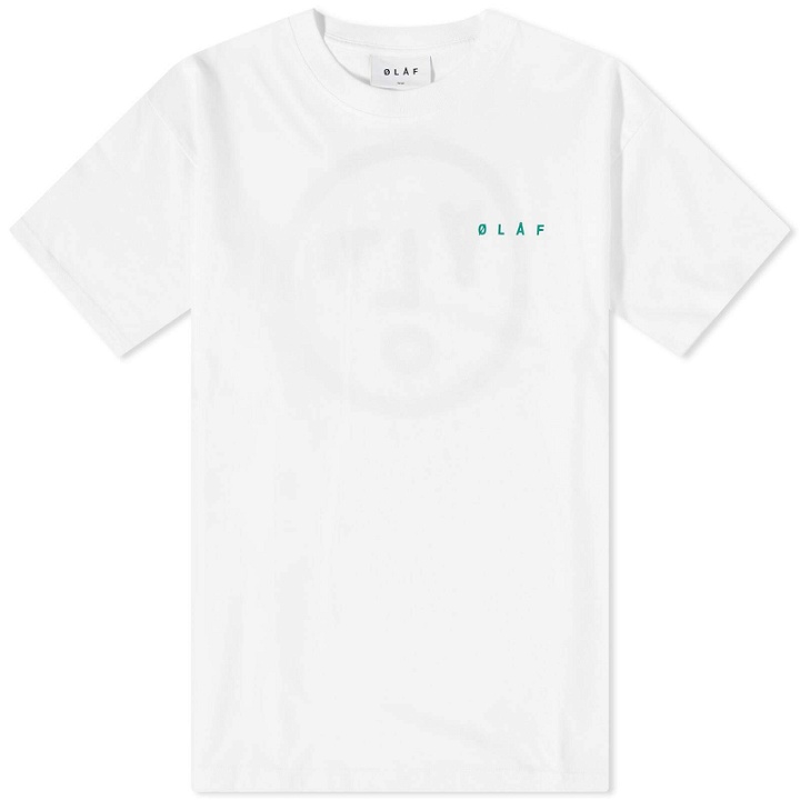Photo: Olaf Hussein Men's Face T-Shirt in Optical White