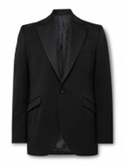 Favourbrook - Tommy Slim-Fit Grosgrain-Trimmed Wool Tuxedo Jacket - Black
