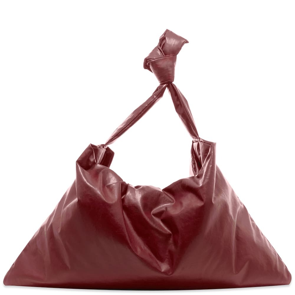 KASSL Editions Women's Medium Oil Square Bag in Bordeaux Kassl