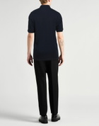 Fedeli Mens Polo shirt in Midnight blue