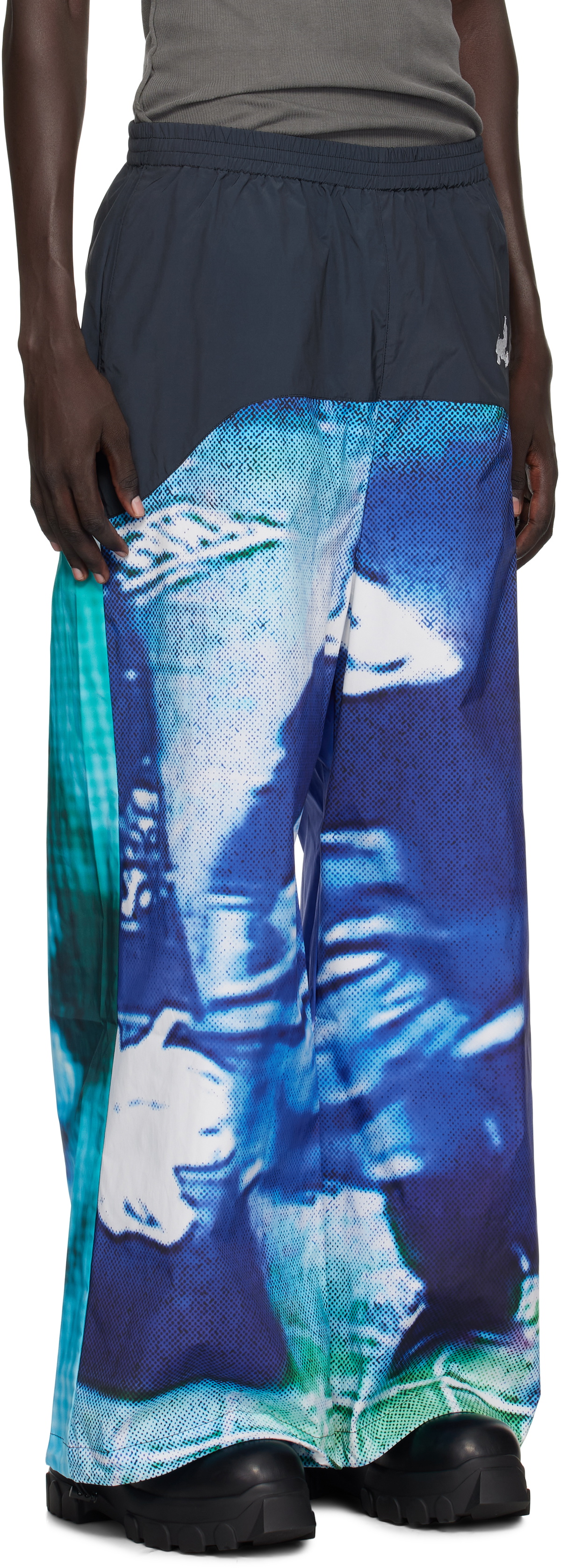 Gerrit Jacob Black Taffeta Track Pants