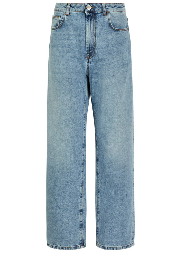 Photo: Rohe Signature Baggy Straight-leg Jeans Blue