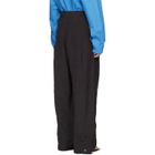 Studio Nicholson Black Calvo Belted Trousers