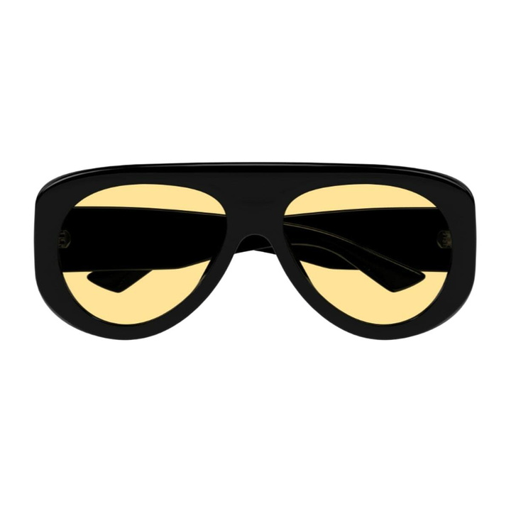 Photo: Bottega Veneta Eyewear Bottega Veneta Bv1362s Linea Ribbon 005 Black Orange Sunglasses