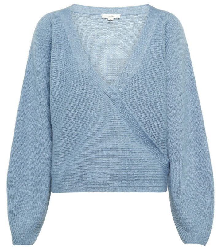 Photo: Vince - Wrap-front wool-blend sweater